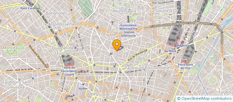localisation de l'entreprise COPRO DU 7 RUE CLAUZEL 75009 PARIS  PARIS