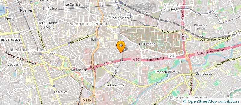 localisation de l'entreprise COPRO DU CARABIN à MARSEILLE