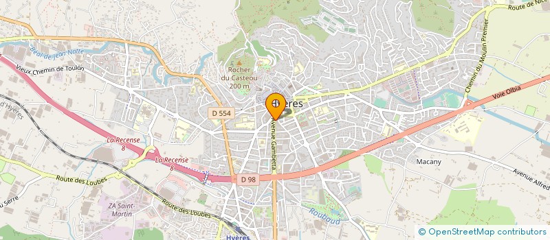 localisation de l'entreprise COPRO ESCUNIAL  HYERES