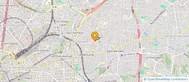 localisation de l'entreprise COPRO ESPLANADE 16 à MARSEILLE