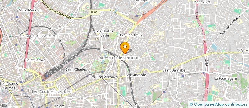 localisation de l'entreprise COPRO ESPLANADE N7 à MARSEILLE