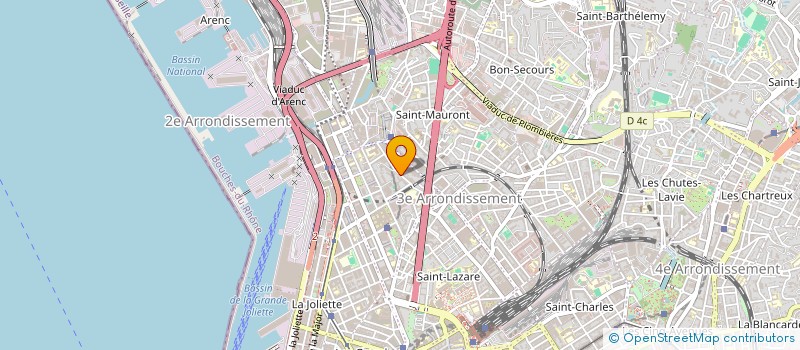 localisation de l'entreprise COPRO FONSCOLOMBES à MARSEILLE
