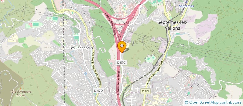 localisation de l'entreprise COPRO GAVOTTE PEYRET  SEPTEMES-LES-VALLONS