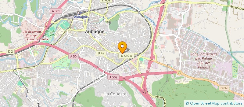 localisation de l'entreprise COPRO GROUPE PROVENCE à AUBAGNE