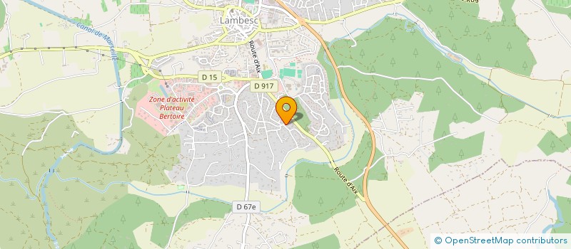 localisation de l'entreprise COPRO HAMEAU DE LAMBESC  LAMBESC