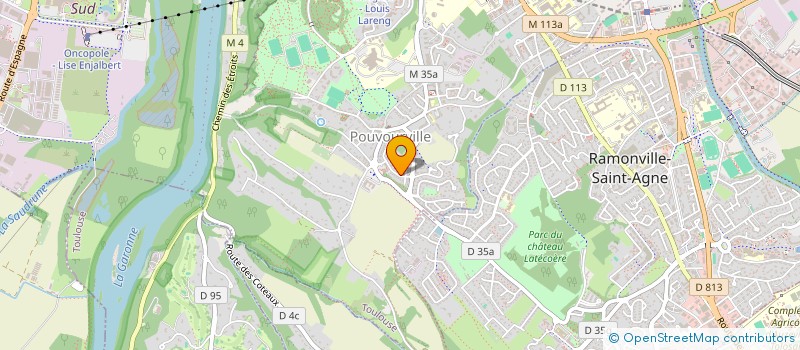localisation de l'entreprise COPRO HAMEAU POUVOURVILLE G.H à TOULOUSE
