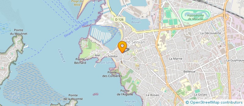 localisation de l'entreprise COPRO IM 19 RUE DU PRE BRECEL  SAINT-MALO