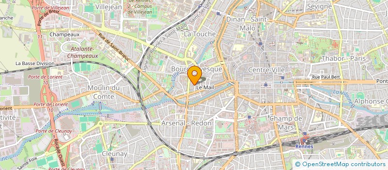 localisation de l'entreprise COPRO IM. 3, RUE COULABIN  RENNES