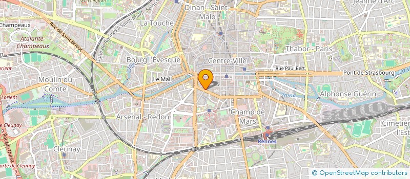 localisation de l'entreprise COPRO IM. 48 BD DE LA LIBERTE  RENNES