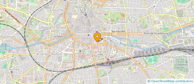 localisation de l'entreprise COPRO IM 6 R DES CARMES  RENNES