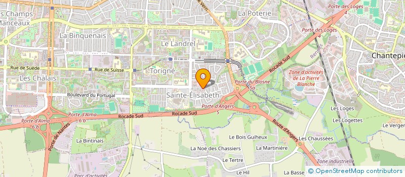 localisation de l'entreprise COPRO IM 6 SQ DE VARSOVIE  RENNES