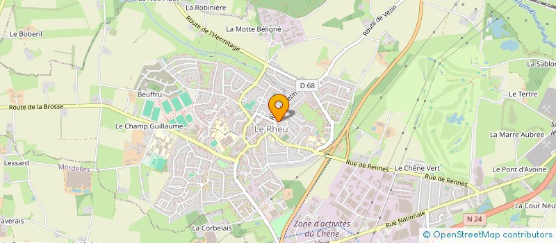 localisation de l'entreprise COPRO IM 9,11,13, PL DU PETIT VERGER  LE RHEU