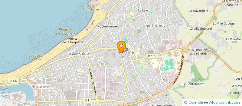 localisation de l'entreprise COPRO IM. 9 RUE ANGE FONTAN  SAINT-MALO