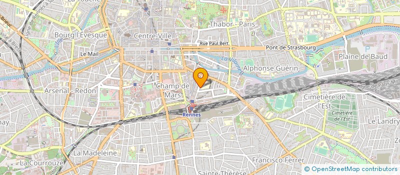 localisation de l'entreprise COPRO IM AV BARTHOU  RENNES