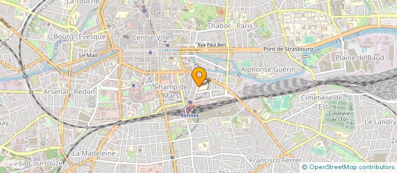 localisation de l'entreprise COPRO IM AV BARTHOU  RENNES