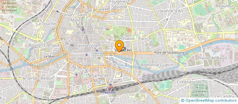 localisation de l'entreprise COPRO IM AV BRIAND  RENNES