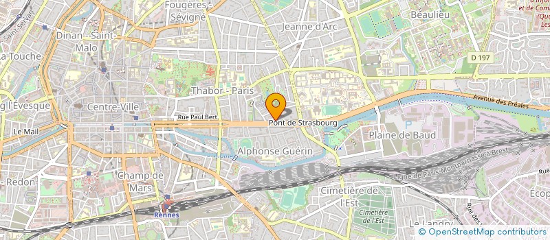 localisation de l'entreprise COPRO IM AV BRIAND  RENNES