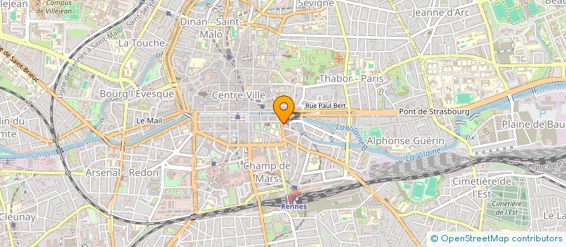 localisation de l'entreprise COPRO IM AV JANVIER  RENNES