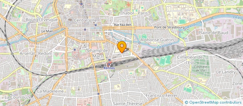 localisation de l'entreprise COPRO IM AV LIBRES FRANCAIS  RENNES