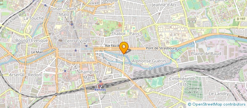 localisation de l'entreprise COPRO IM BD LAENNEC  RENNES