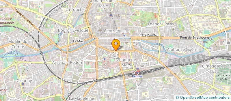 localisation de l'entreprise COPRO IM BD LIBERTE  RENNES