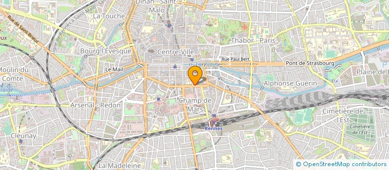 localisation de l'entreprise COPRO IM BD LIBERTE  RENNES