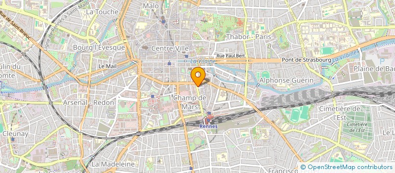 localisation de l'entreprise COPRO IM BD MAGENTA  RENNES