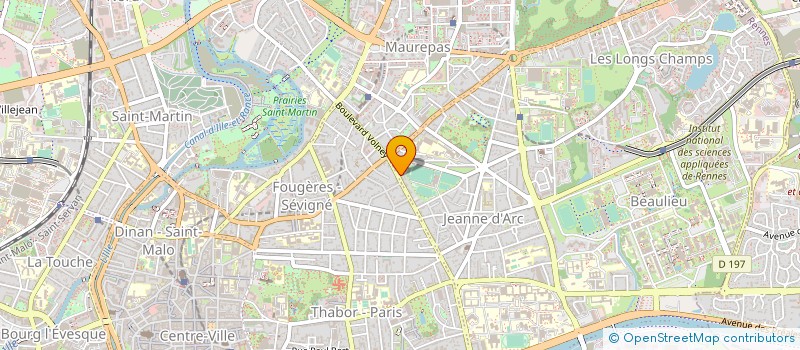 localisation de l'entreprise COPRO IM BD METZ  RENNES