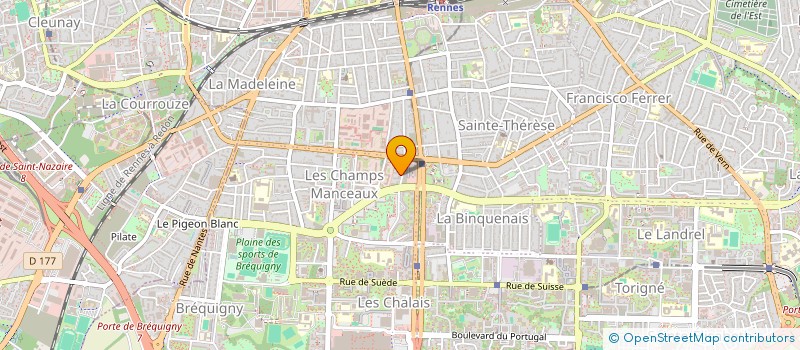 localisation de l'entreprise COPRO IM CARRE DE L'ORME  RENNES