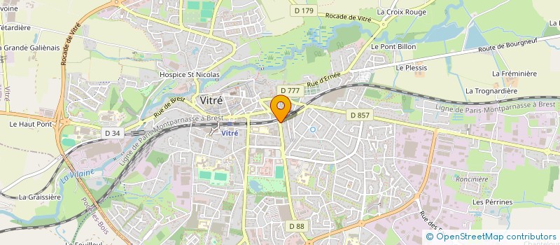 localisation de l'entreprise COPRO IM CORNES DE CERF  VITRE