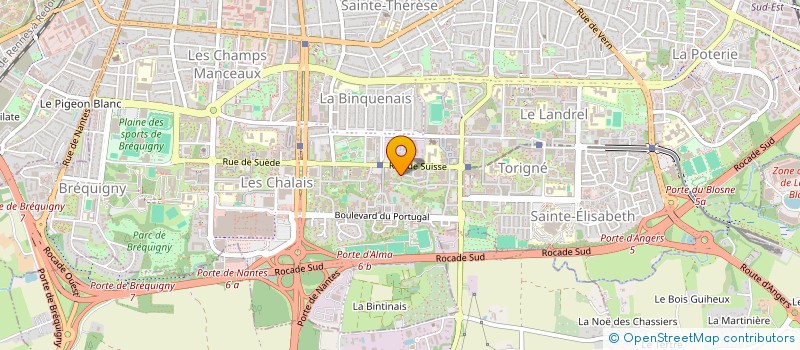 localisation de l'entreprise COPRO IM ETOILE DU SUD  RENNES