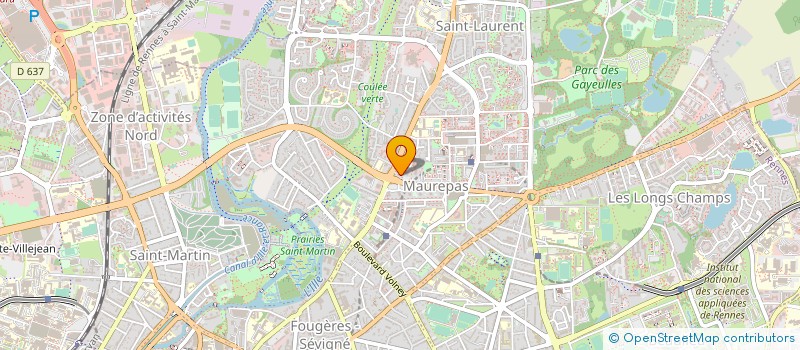 localisation de l'entreprise COPRO IM FLORIDE  RENNES