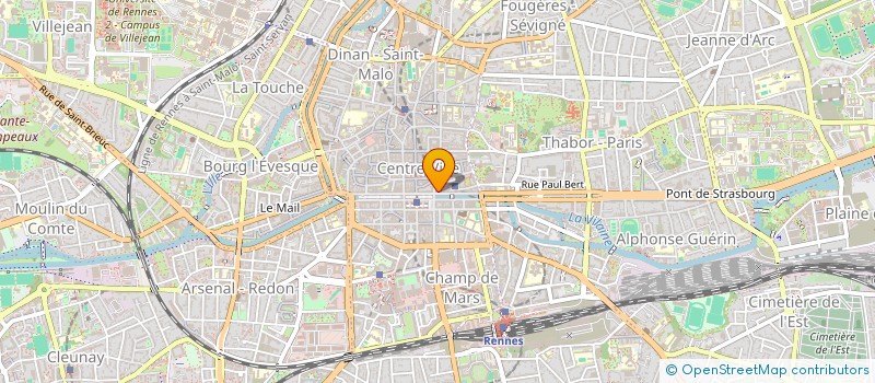 localisation de l'entreprise COPRO IM HOTEL POINTEAU DU RONCERAY  RENNES