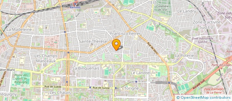 localisation de l'entreprise COPRO IM LA FORGERIE  RENNES