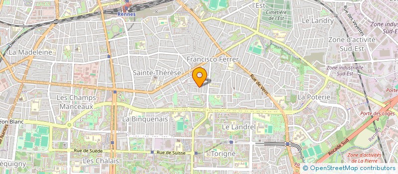 localisation de l'entreprise COPRO IM LA FORGERIE  RENNES