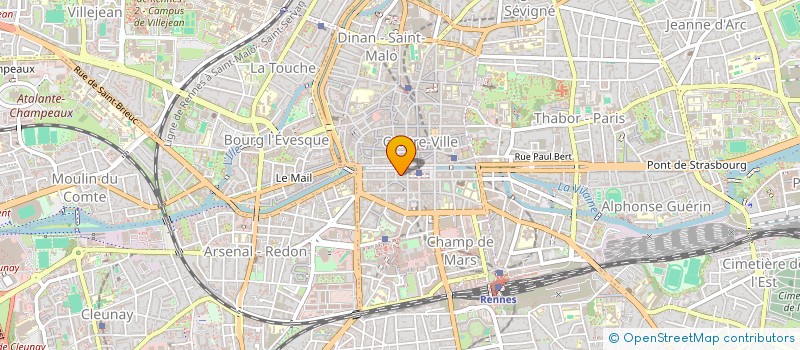 localisation de l'entreprise COPRO IM. LAMENNAIS BIS  RENNES