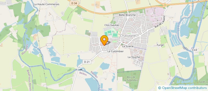 localisation de l'entreprise COPRO IM LE MOLENE  CHAVAGNE