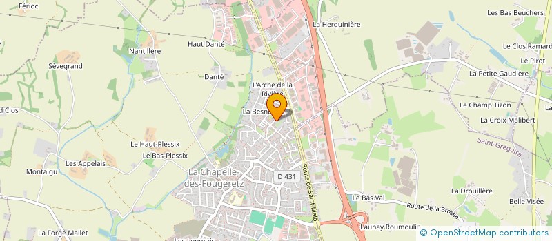 localisation de l'entreprise COPRO IM LES LILAS 9.2  LA CHAPELLE-DES-FOUGERETZ