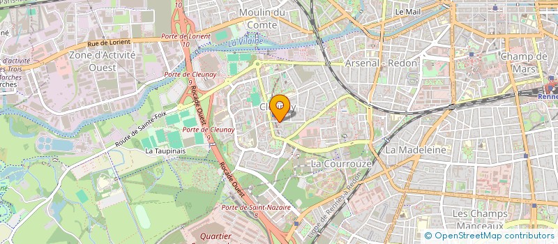 localisation de l'entreprise COPRO IM LES TERASSES D'HELIOS  RENNES