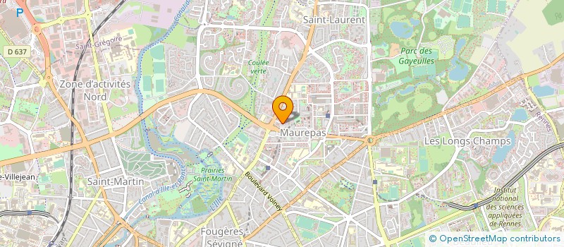 localisation de l'entreprise COPRO IM LOUISIANE  RENNES