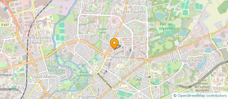 localisation de l'entreprise COPRO IM MISSISSIPI  RENNES