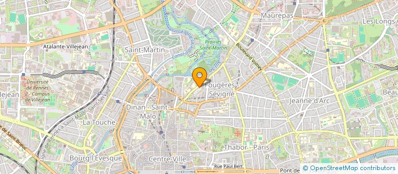 localisation de l'entreprise COPRO IM MOULIN ST MARTIN  RENNES