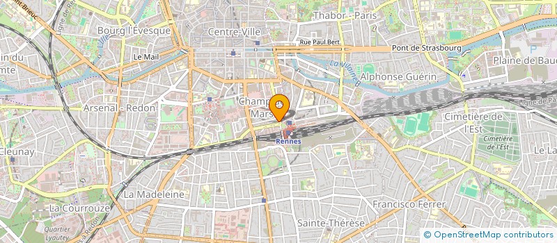 localisation de l'entreprise COPRO IM PL GARE  RENNES