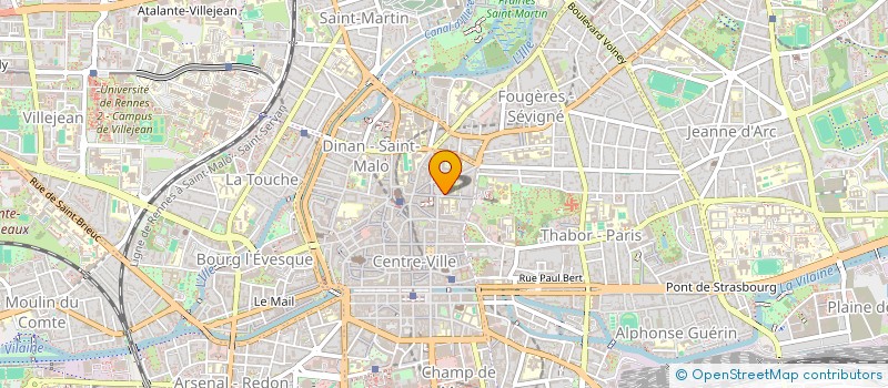 localisation de l'entreprise COPRO IM PL HOCHE  RENNES