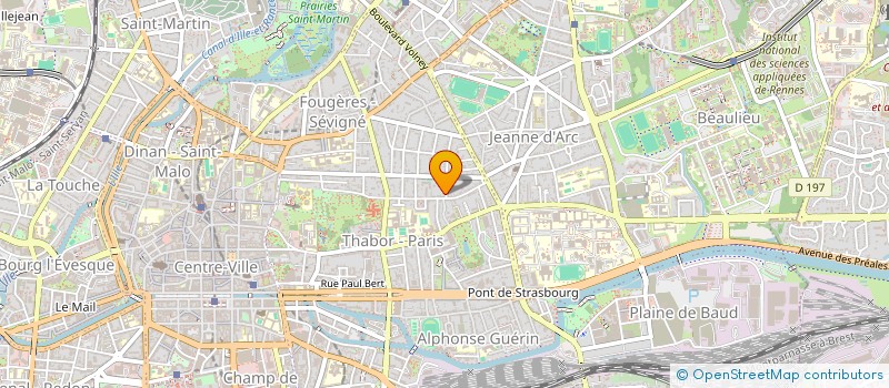 localisation de l'entreprise COPRO IM R BALZAC  RENNES