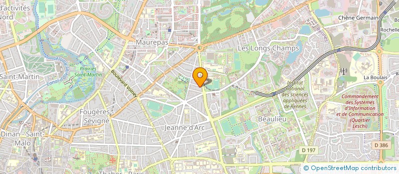 localisation de l'entreprise COPRO IM R BANEAT  RENNES