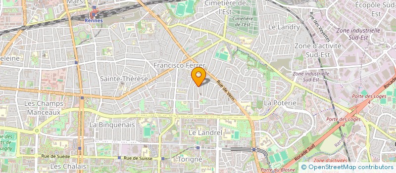 localisation de l'entreprise COPRO IM R BASTARD LAFAYE  RENNES