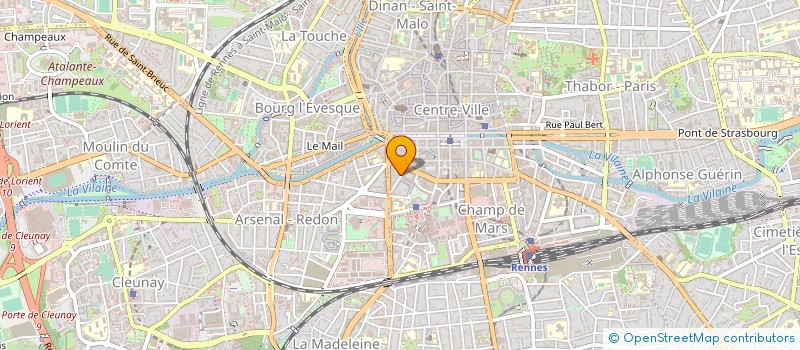 localisation de l'entreprise COPRO IM R CHICOGNE  RENNES