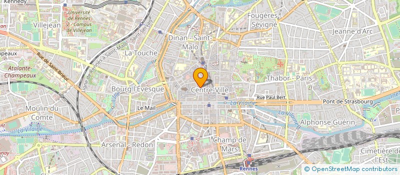 localisation de l'entreprise COPRO IM R DUGUESCLIN  RENNES