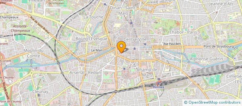 localisation de l'entreprise COPRO IM R DUPARC POULLAIN  RENNES